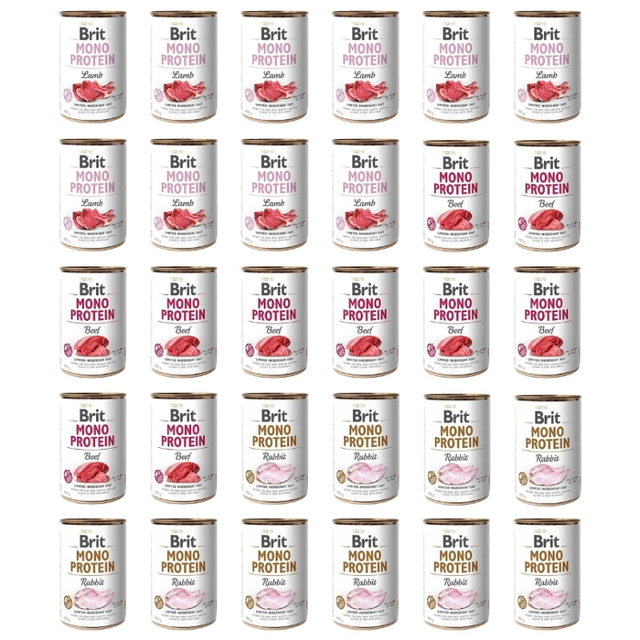 Brit Mono Protein Mokra karma z jagnięciną 400g