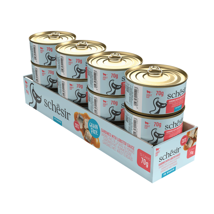 Schesir Cat Can Grill dla kota sardynki w sosie z homara 70g puszka