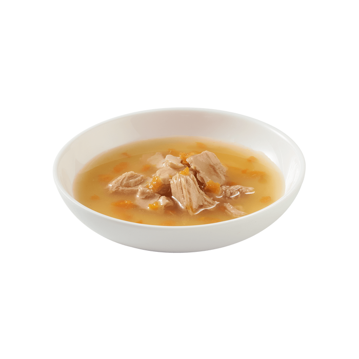 Schesir Soup karma mokra dla kotów zupa łosoś z marchewką 40g saszetka