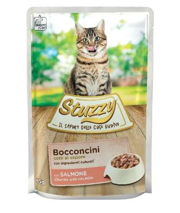 Stuzzy z łososiem 85g mokra karma dla kota saszetka