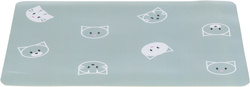 Trixie Podkładka pod miski Mimi dla kota plastik szałwiowa 44x28cm