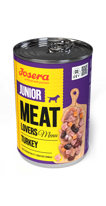 Josera Meatlovers Menu Junior Indyk 400g