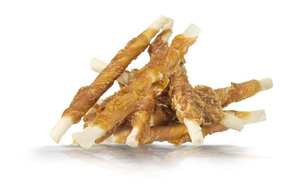 Hau&Miau patyki ze skóry owinięte kurczakiem 500g