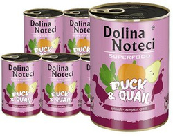 Dolina Noteci SuperFood Kaczka z Przepiórką 6x400g