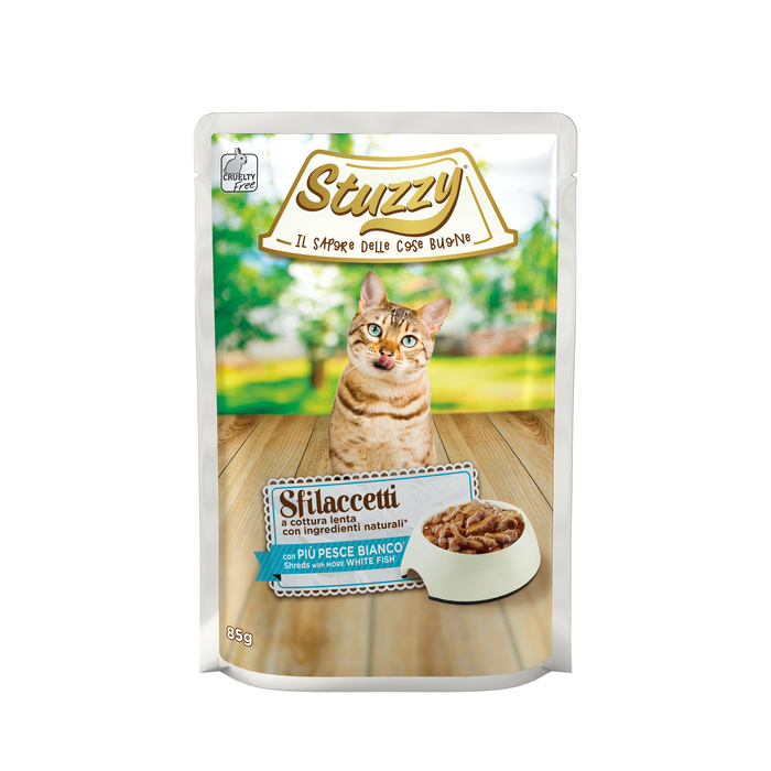 Stuzzy Cat Shreds ryba 85g