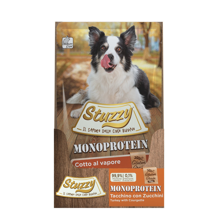 Stuzzy Monoprotein karma mokra dla psa świeży indyk z cukinią pasztet 150g