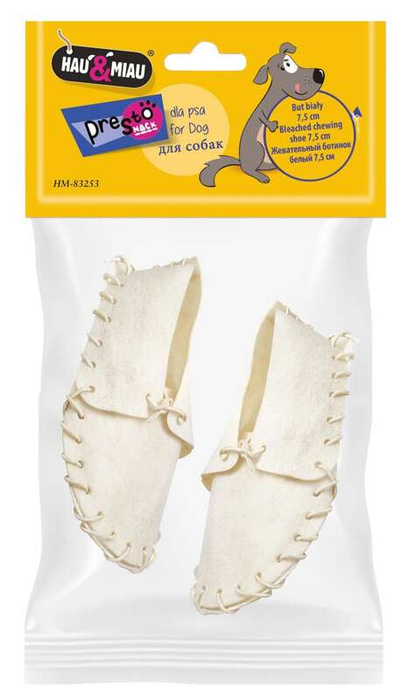 Hau&Miau but biały mały 7,5 cm 2szt