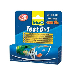 Tetra Test 6in1 - Paskowe testy do wody w akwarium 25 szt.