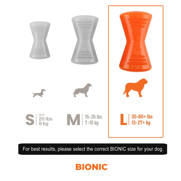 BIONIC Kość gryzak L, 15cm