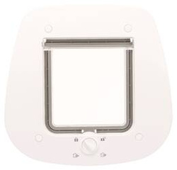 Trixie drzwiczki dla Kota 4-Way do drzwi szklanych białe 27×26cm