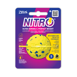 Zeus Nitro piłka z gumowym rdzeniem zabawka dla psa S 5 cm