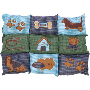 Trixie Mata Patchwork niebiesko-zielona 80×55cm