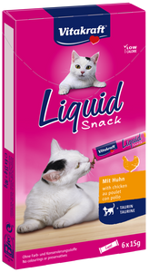 Vitakraft Cat Liquid Snack Kurczak + Tauryna 6x15g