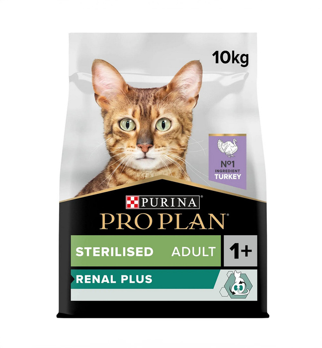 Purina Pro Plan Sterilised Renal Plus 10kg karma dla kotów po sterylizacji