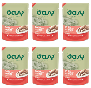 Oasy Natural Kurczak z wołowiną 6x70g