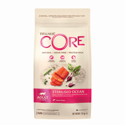 Wellness Core Sterilised Ocean k.sucha d.kota steryl. łosoś 1,75kg