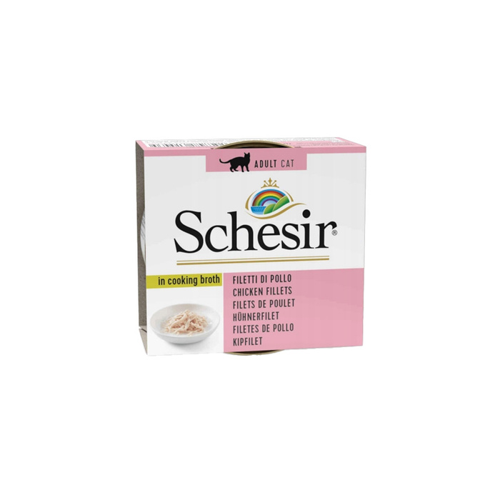 Schesir Filety z Kurczaka w Bulionie 70g mokra karma dla kota