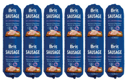 Brit Premium Sausage królik z kurczakiem 6x800g