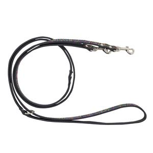 Barry King Smycz regulowana dla psa skórzana Laser M-L 20mm/200cm