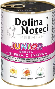 Dolina Noteci Premium Junior Serca Indyka 400g