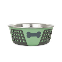 Barry King Miska dla psa zielona antypoślizgowa 17cm 900ml