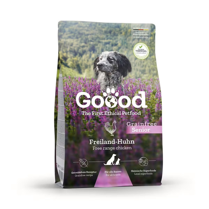 GOOOD Senior Free Range Chicken karma sucha dla psa kurczak z wolnego wybiegu bezzbożowa worek 1,8 kg