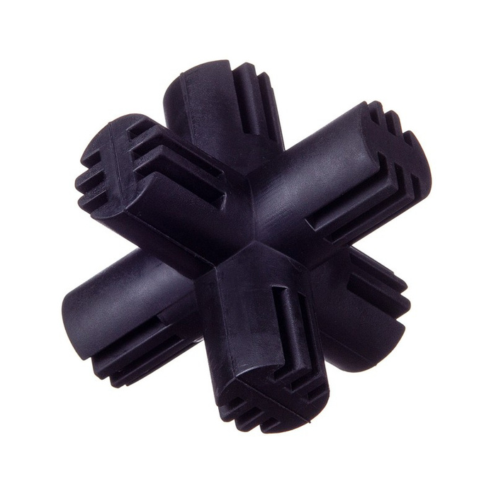 Barry King Gryzak Kauczukowy na Przysmaki Czarny Krzyż 12,5cm