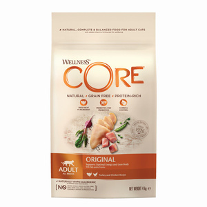 Wellness Core k.sucha d.kota indyk/kurcz. 4kg