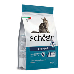 Schesir Suchy Kot Hairball Kurczak 400g