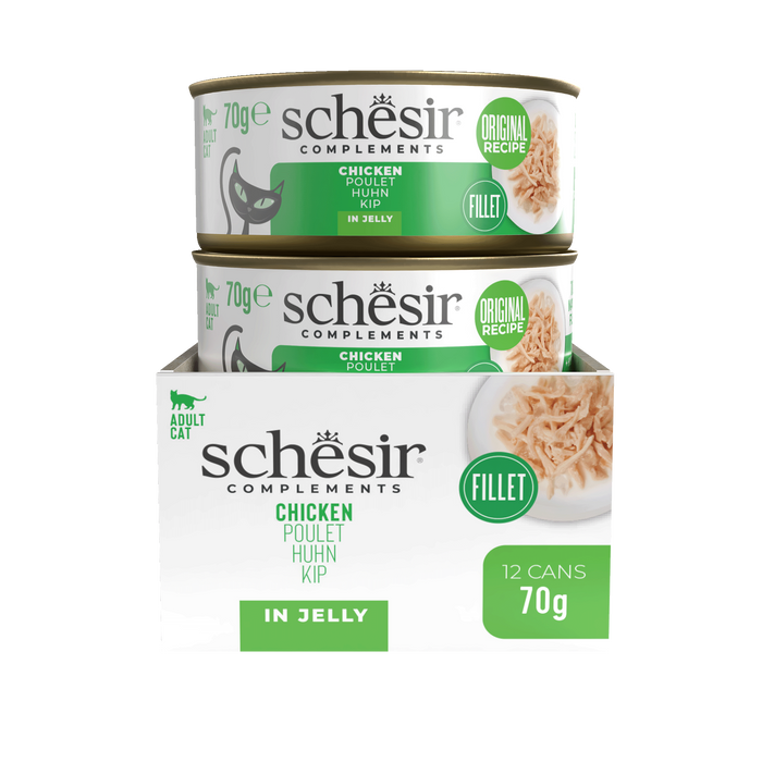 Schesir Complements mokra dla kota kurczak w galarecie 70g puszka