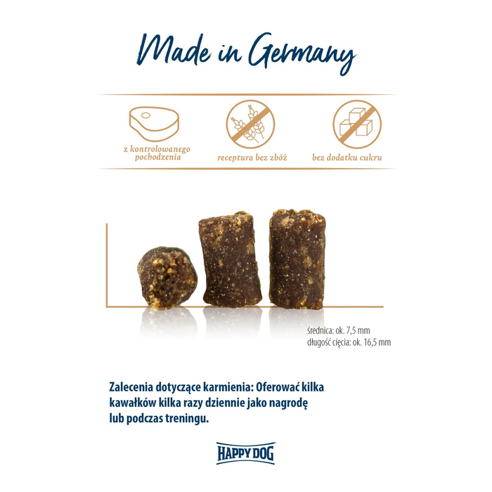 Happy Dog Meat Snack Allgäu przysmak dla psa wołowina 75g