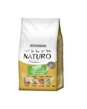 Naturo Adult Grain Free kurczak z ziemniakami i warzywami 2 kg