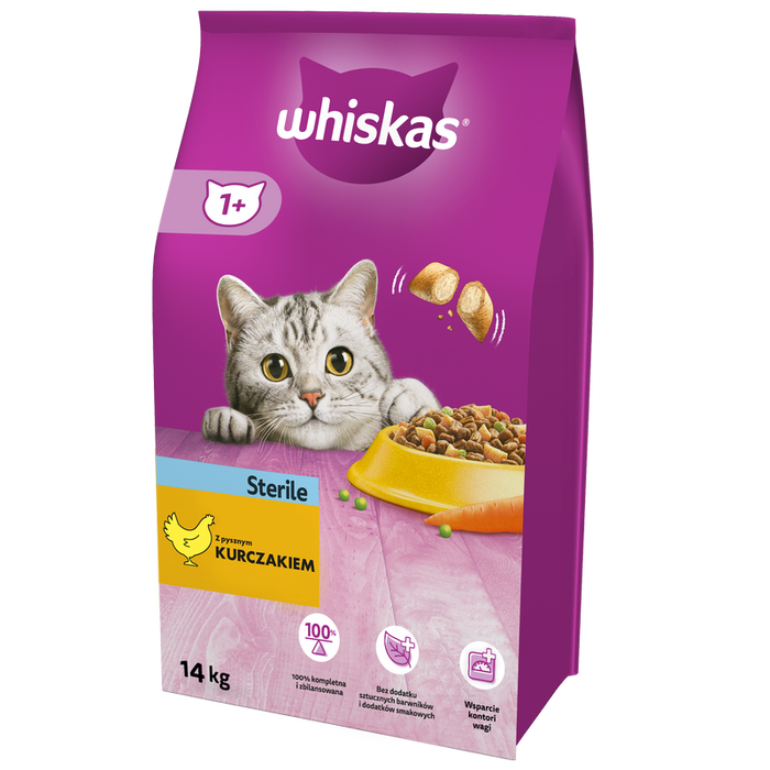 Whiskas Sterile z kurczakiem 14kg