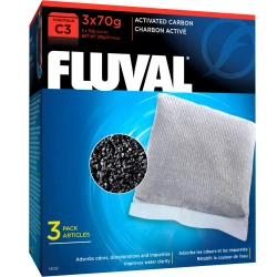 Fluval Activated Carbon Wkład węglowy do filtra C3 3x70g