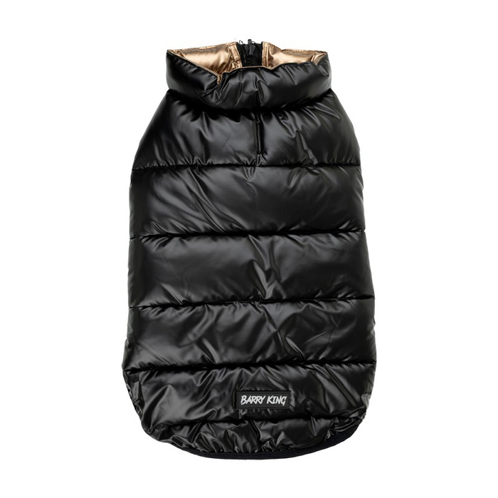 Barry King Kurtka dla psa czarno-brązowa dwustronna rozmiar XS 30cm