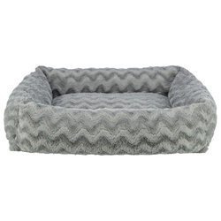 Trixie Legowisko ortopedyczne Vital Loki szare 100x70cm prostokątne