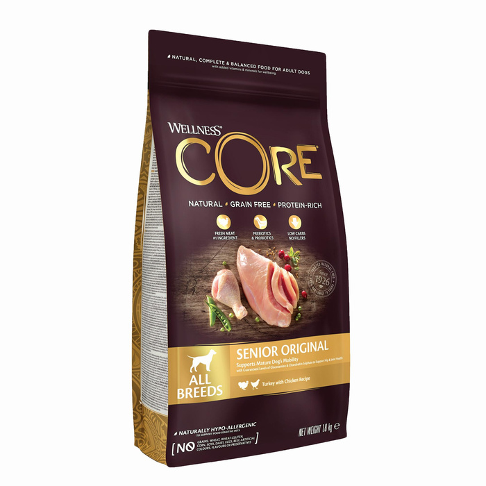 Wellness Core Senior dla starszych psów indyk/kurczak 1,8kg