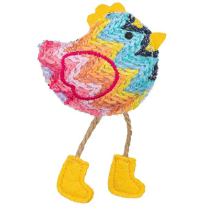 Trixie Pleciony Kurczak dla kota w butach z kocimiętką 11cm