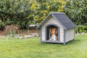 Trixie Natura buda dla psa szara M-L: 83x87x101cm
