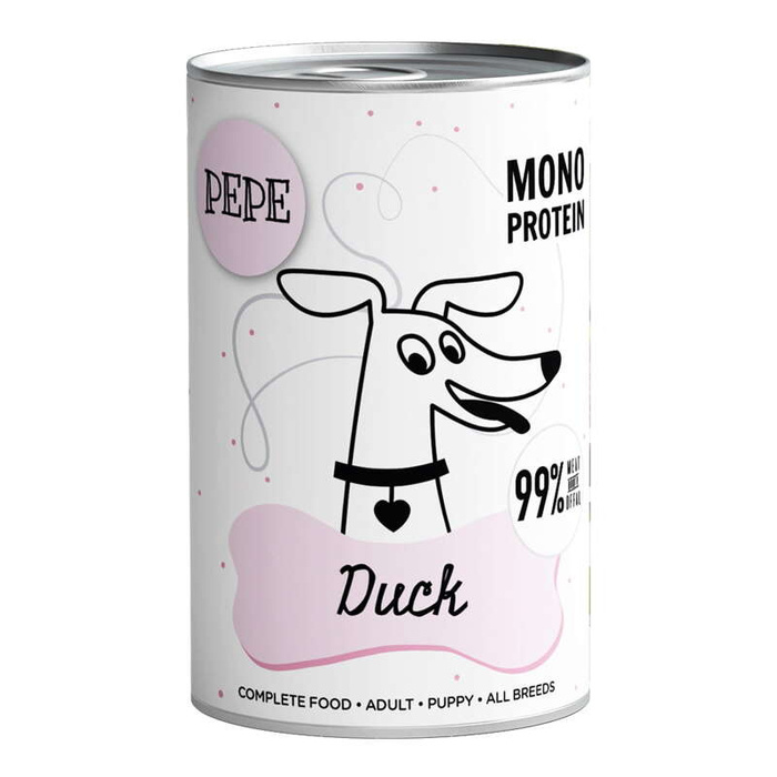 Pepe Monoprotein Kaczka 400g dla psa