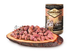 Carnilove Puppy indyk z łososiem 400g