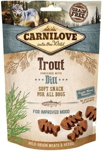 Carnilove Semi-Moist Snack pstrąg z koperkiem 200 g