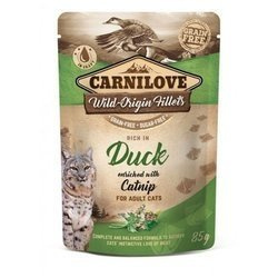 Carnilove Cat Pouch Duck&Cantip z kaczką i kocimiętką 85g