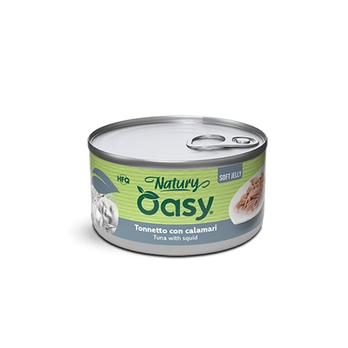 OASY Natury Soft Jelly - Tuńczyk z kalmarami 150g