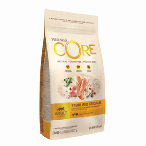 Wellness Core Sterilised k.sucha d.kota steryl. kurcz./indyk 1,75kg