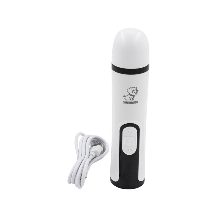 Barry King Pilnik elektryczny biały materiał ABS kabel USB 35x35x159mm