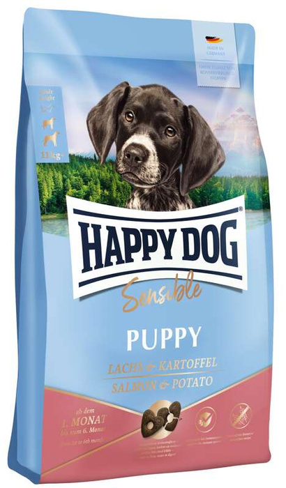 Happy Dog Sensible Puppy z łososiem i ziemniakiem 1kg