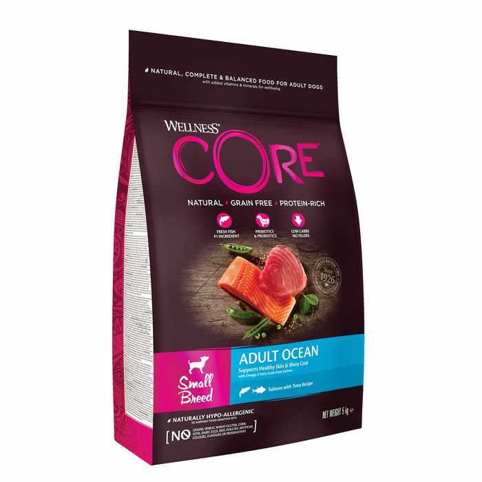 Wellness Core S.Breed Ocean k.sucha d.psa m.ras łosoś/tuńcz. 5kg