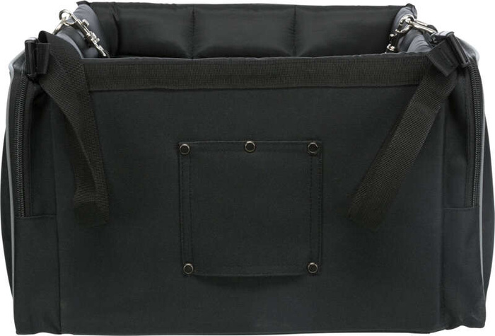 Trixie Transporter rowerowy przedni czarny/szary 41x26x26cm