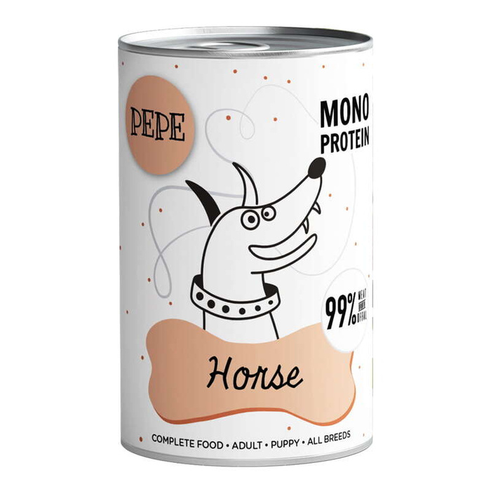 Pepe Monoprotein konina 400g dla psa